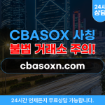 CBASOX 사칭, 투자사기 거래소 cbasoxn.com